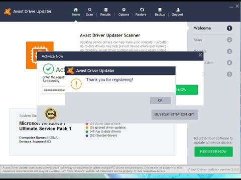 free driver support registration key